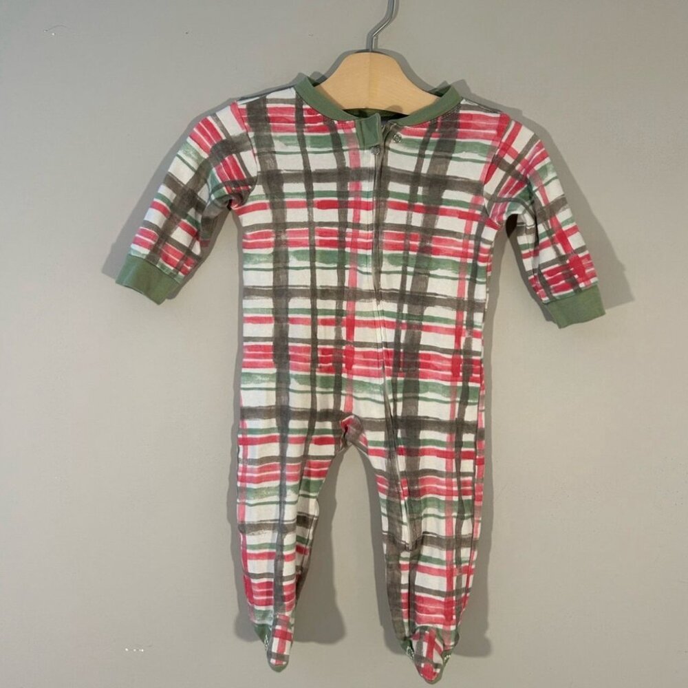 $11 ADD ON burt's bees baby plaid footie 6-9M Zara‎ Janie and Jack Mini Boden